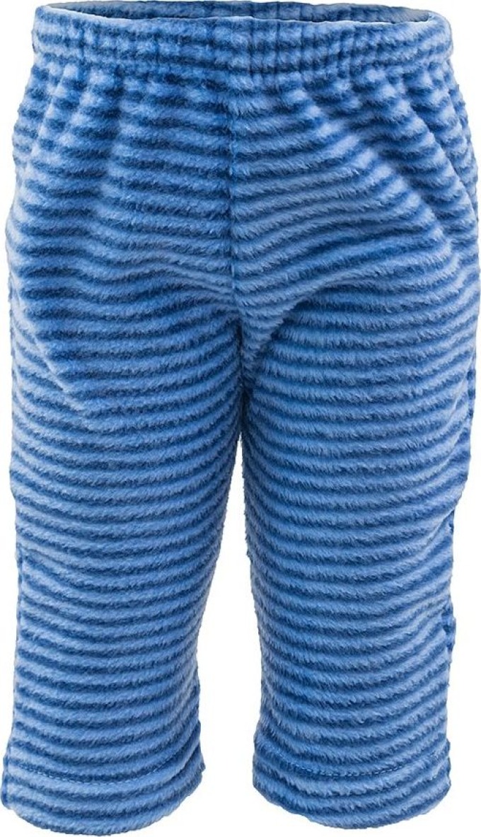 Kojenecké kalhoty fleezové, modré - 68 | 6m