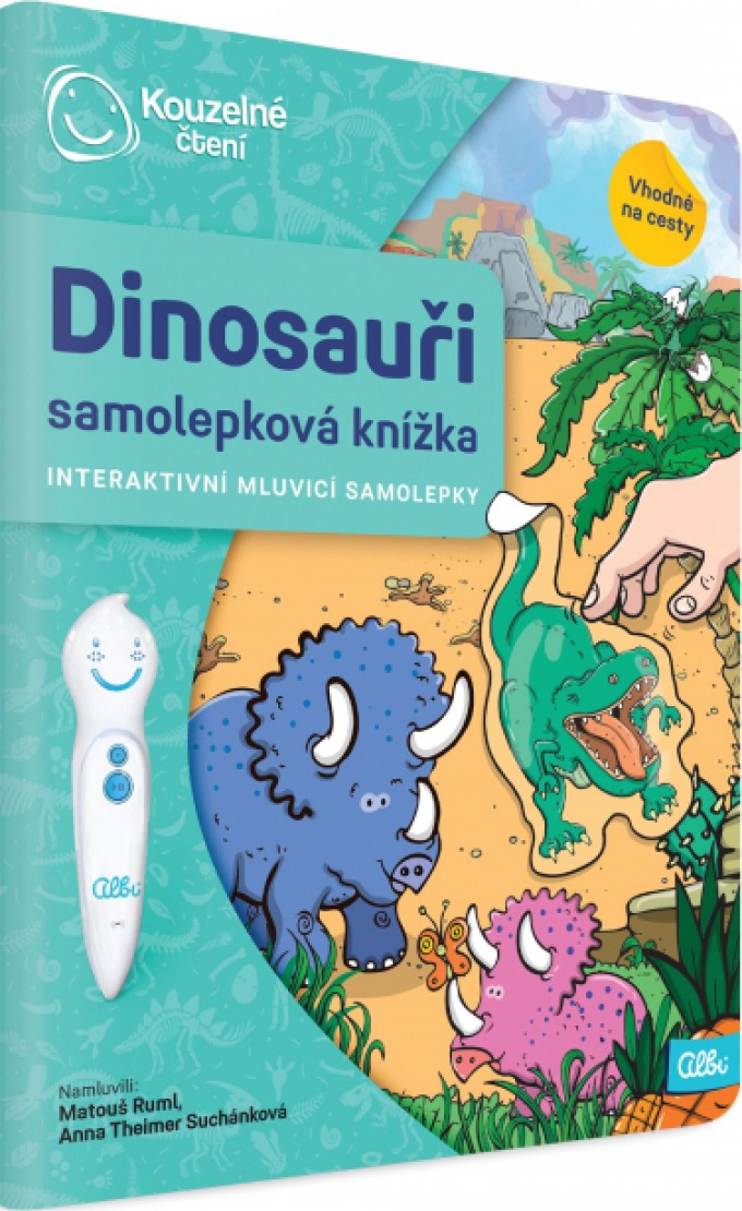 Kouzelné čtení Samolepková knížka Dinosauři