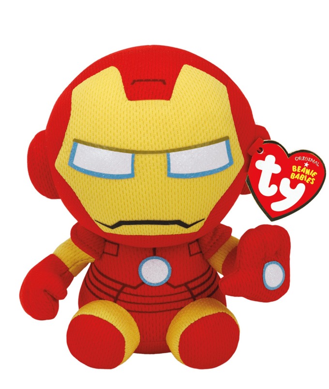 Beanie Babies Marvel IRON MAN, 15 cm (1)