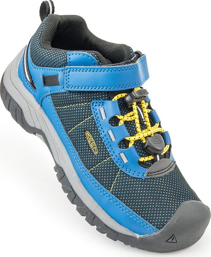Chlapecká outdoorová obuv Targhee Sport mykonos blue/keen yellow, Keen, 1024741/1024737, modrá - 39 | US 7
