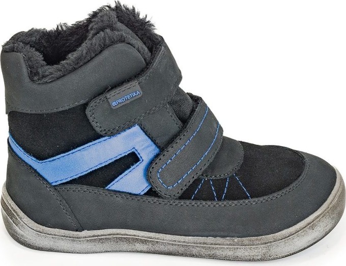 Chlapecké zimní boty Barefoot RODRIGO BLACK, Protetika, černá - 30