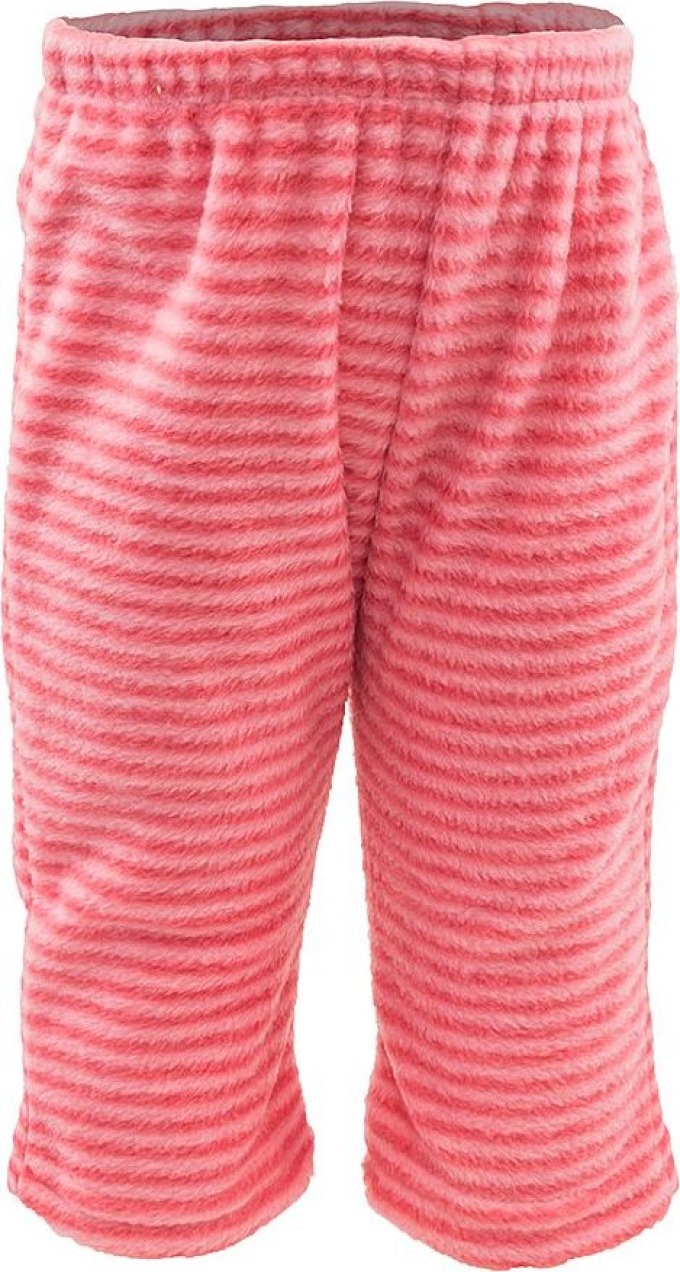Kojenecké kalhoty fleezové, růžové - 68 | 6m