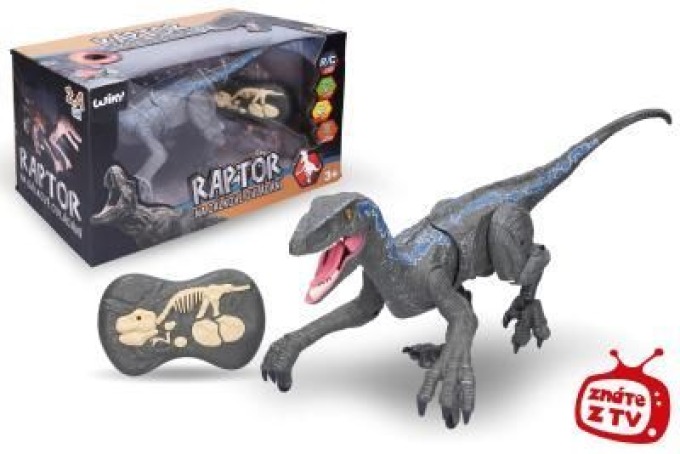 Raptor RC na dálkové ovládání šedý 45 cm - II. jakost