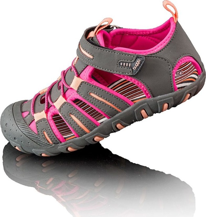 dívčí sandály sportovní TANGO, Bugga, B00179-03, růžová - 35
