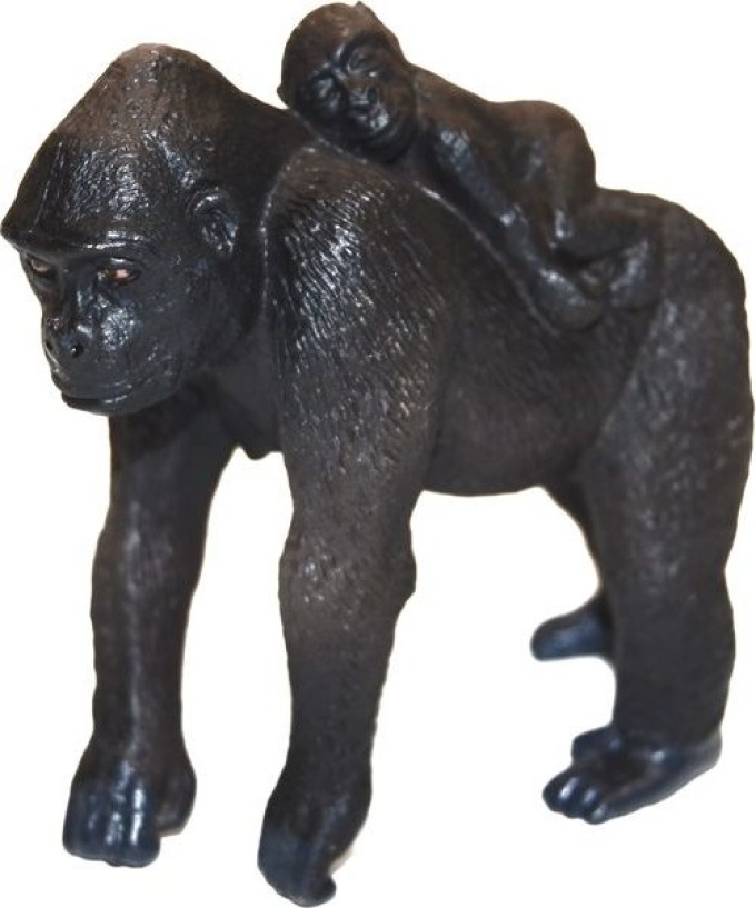 B - Gorila a mládě 7 cm, Atlas, W101889