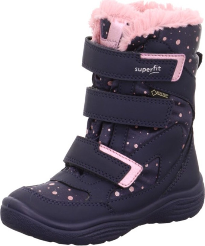 Dívčí zimní boty CRYSTAL GTX, Superfit, 1-009090-8000, modrá - 35