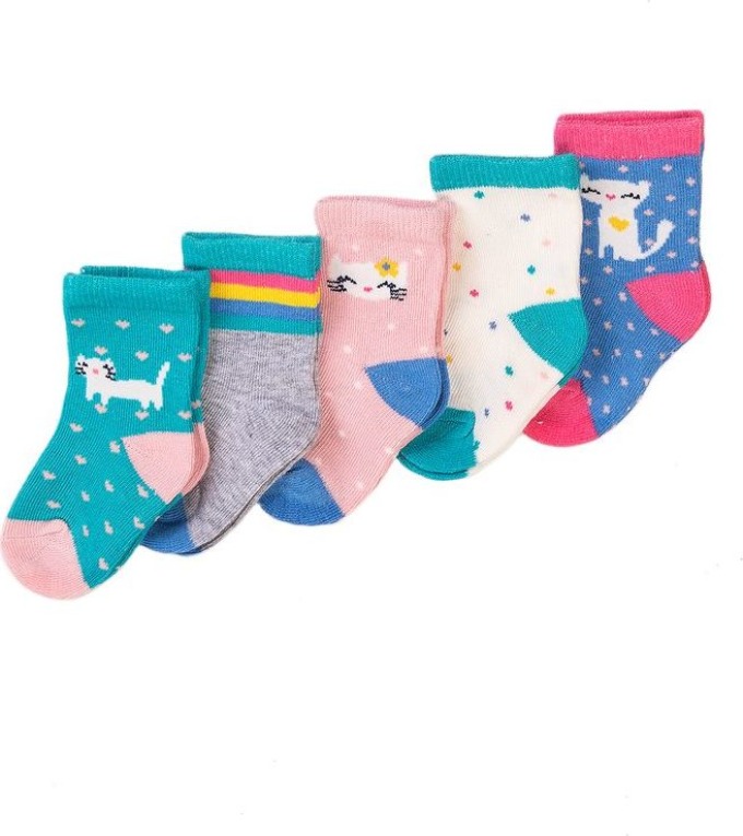 Ponožky dívčí 5pack, Minoti, NBG SOCK 18, holka - 92/98 | 2/3let