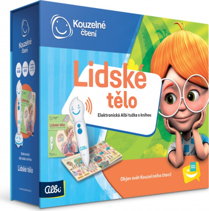 Kouzelné čtení Albi tužka + Lidské tělo