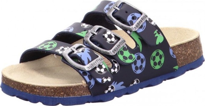 chlapecké korkové pantofle FOOTBAD, Superfit, 1-800113-8020, modrá - 31