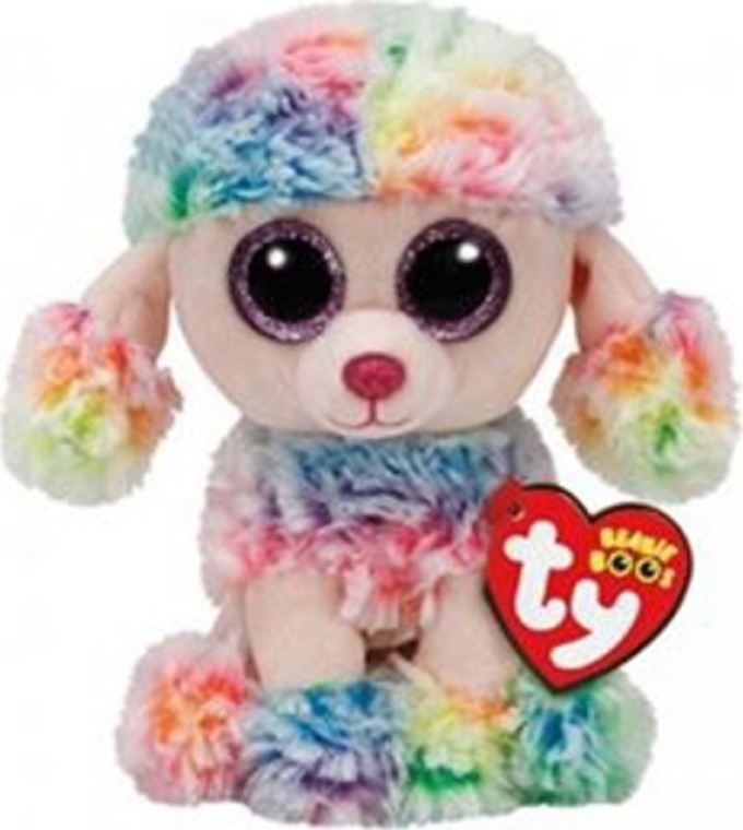 Beanie Boos RAINBOW - barevný pudl 15 cm