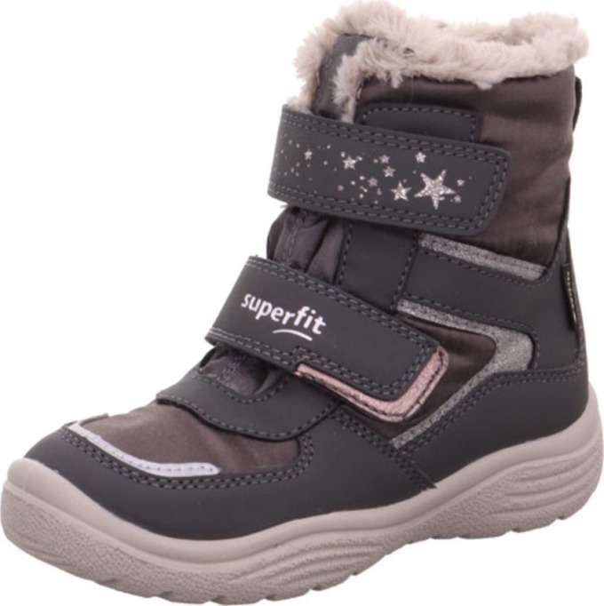 dívčí zimní boty CRYSTAL GTX, Superfit, 1-009098-2000, šedá - 35