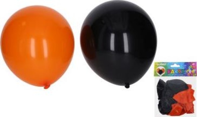 Balónek nafukovací 30 cm - sada 10ks, Halloween