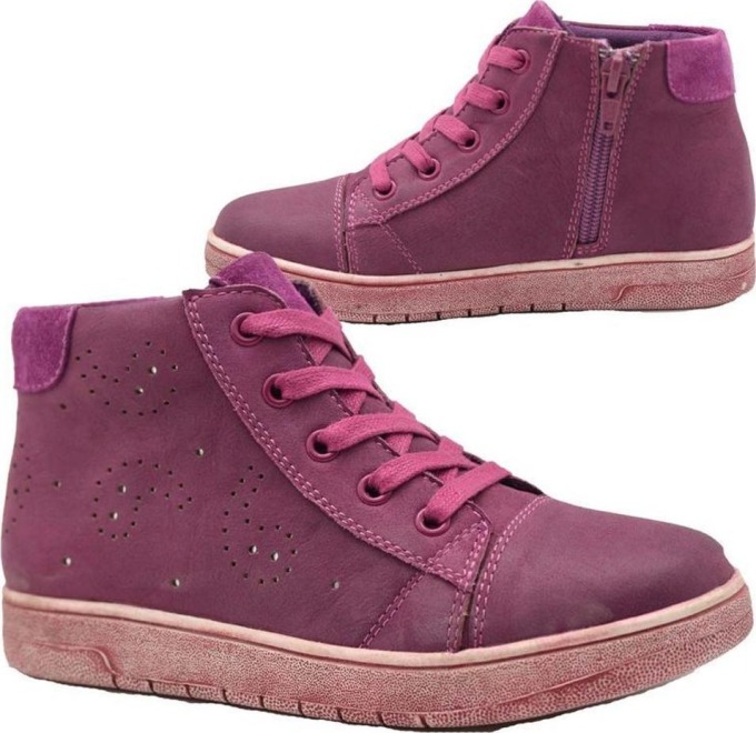 boty dívčí celoroční, Bugga, B00138-06, fialová - 27