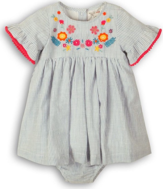 Šaty kojenecké s kalhotkami, Minoti, Parade 7, holka - 74/80 | 9-12m