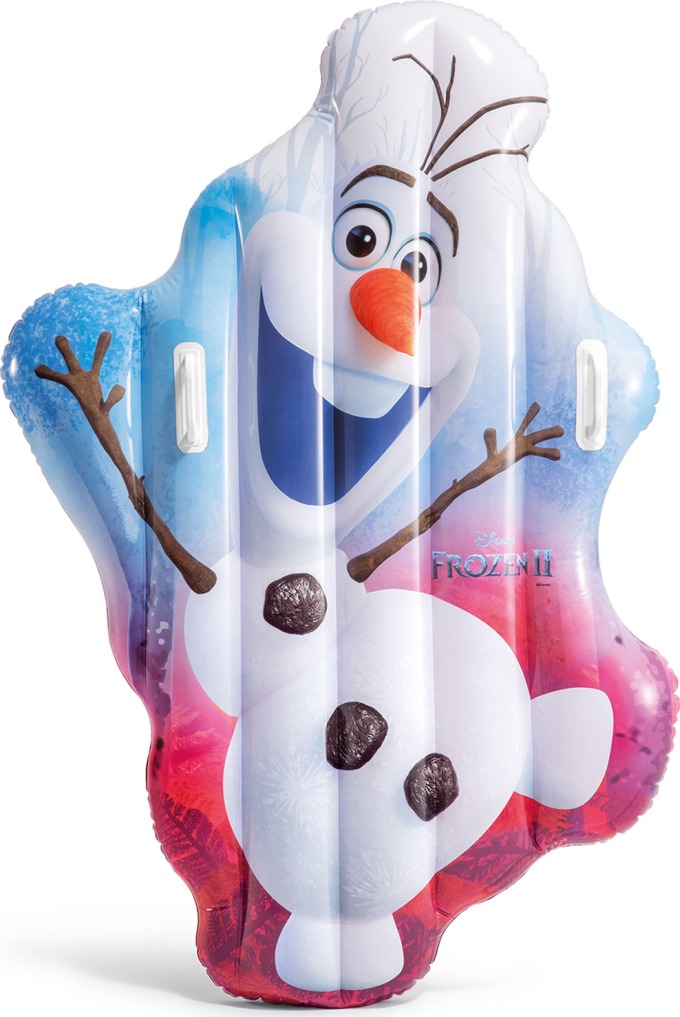 Nafukovací lehátko Frozen Olaf, 140 x 104 cm, Intex 58153NP