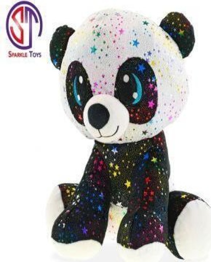 Panda Star Sparkle plyšová 35cm sedící