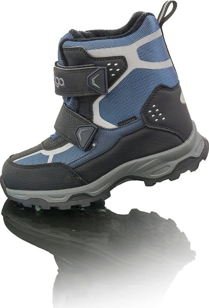 chlapecké zimní boty WALE, Bugga, B00169-04, modrá - 38