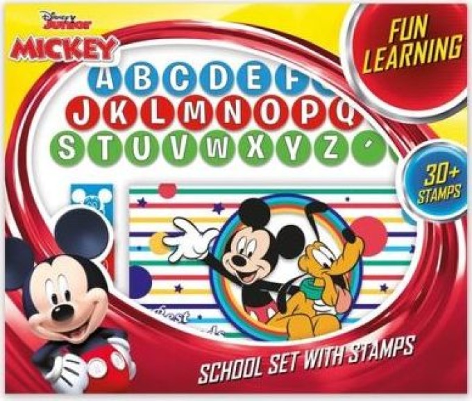 Mickey - Školní set s razítky
