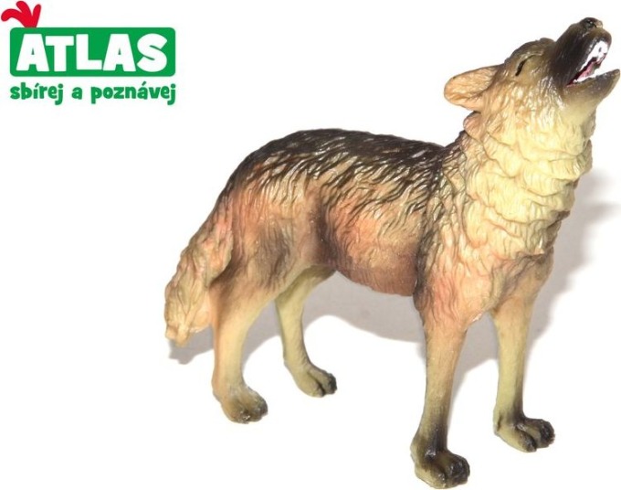 A - Figurka Vlk 7 cm, Atlas, W101842
