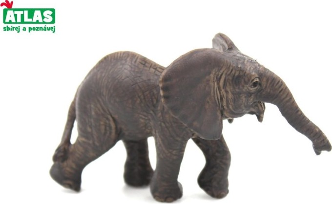 A - Figurka Slůně africké 9cm, Atlas, W101806