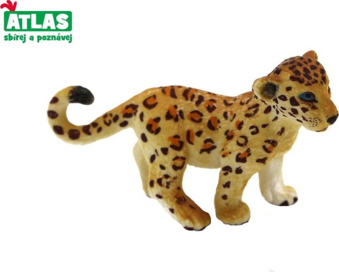 A - Figurka Leopard mládě 5,5cm, Atlas, W101825